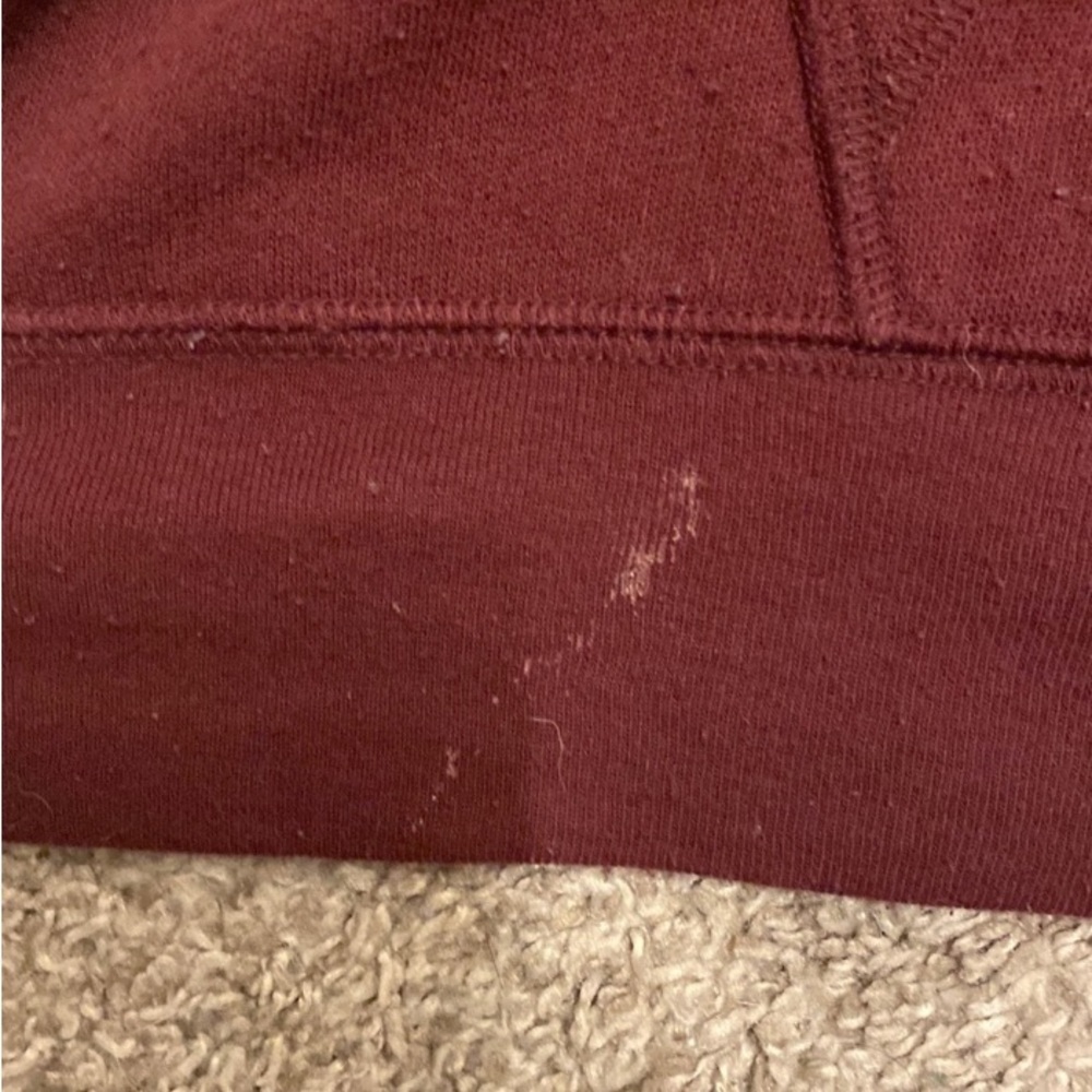 VS Pink Aztec Burgandy Hoodie Size: Large - Picture 3 of 4